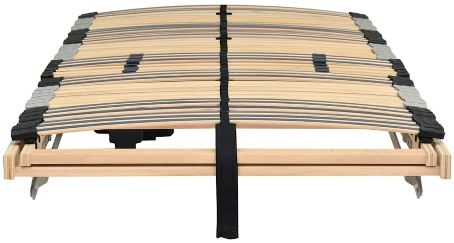 vidaXL Lattenrost Braun 80 x 190 cm Massives Buchenholz 42015273 Bild 1