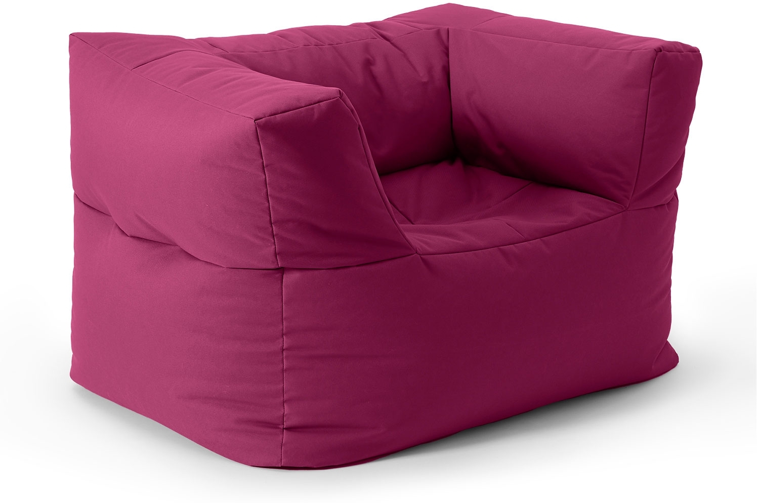 LUMALAND Sitzsack-Sofa Sessel - Kombinierbar mit dem Modularen System - 400 L - Rotwein Bild 1