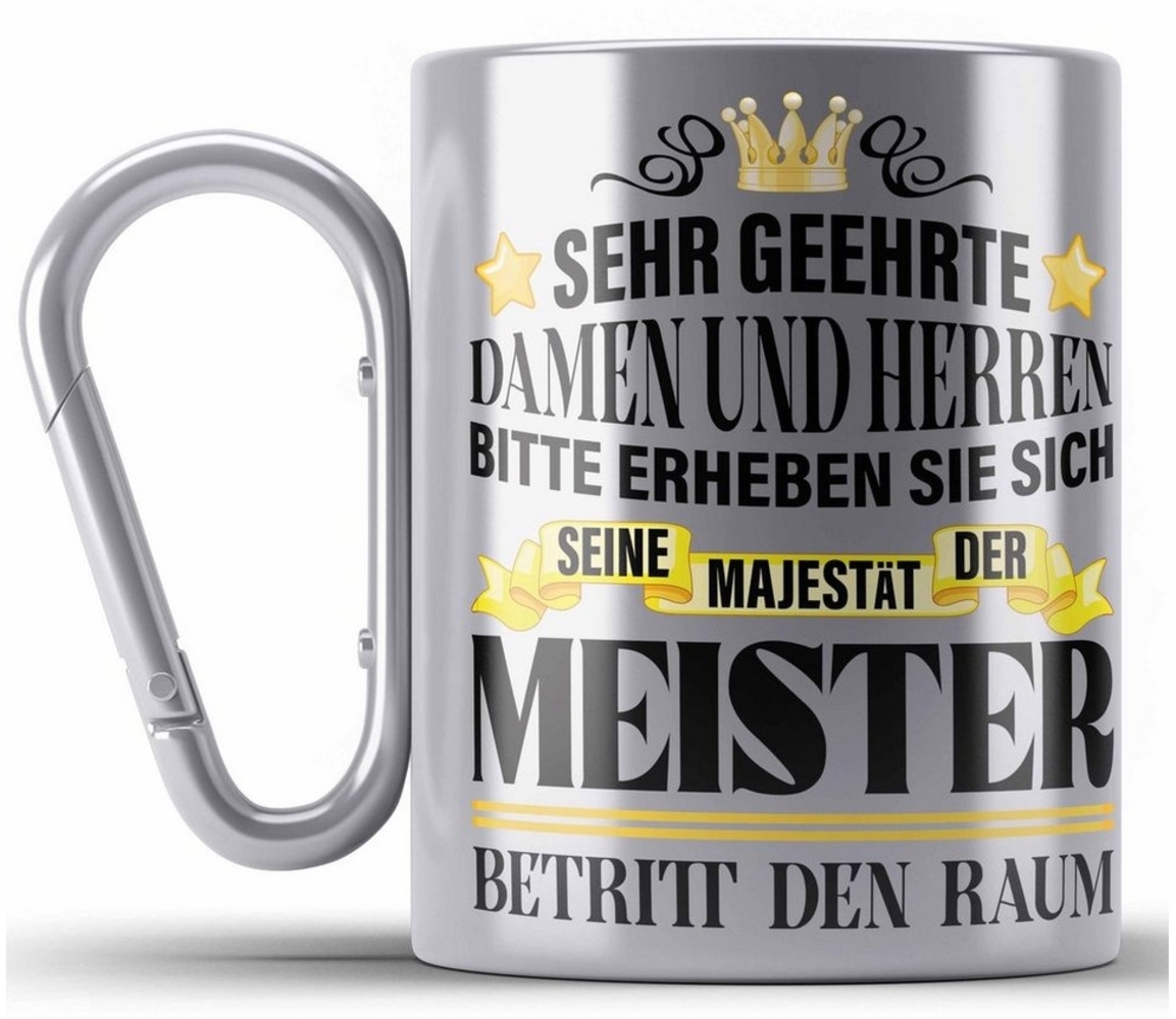 Trendation Thermotasse Meisterprüfung Bestanden Geschenke Meister Prüfung Edelstahl Tassen Mä Bild 1