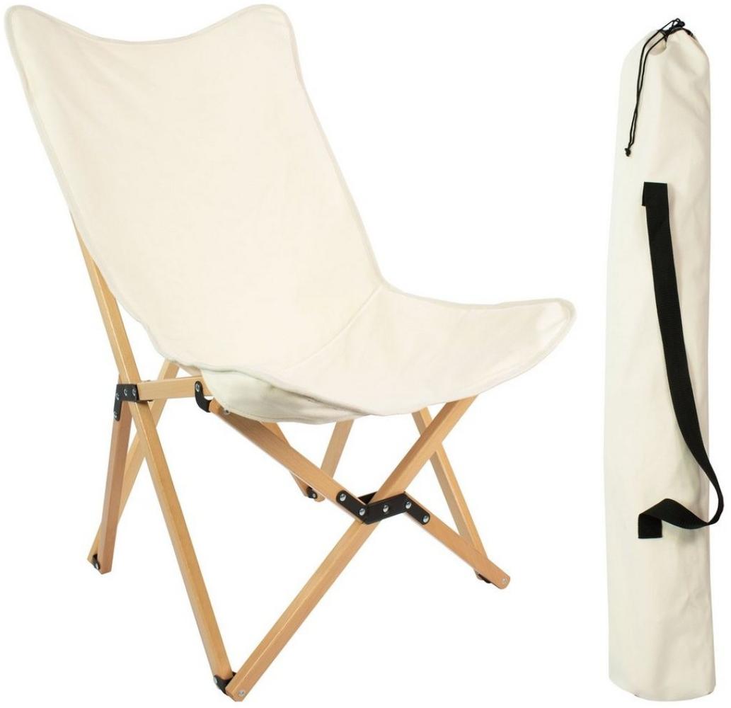 osoltus Holz Faltsessel Sessel Campingsessel Jessi Sahara natur Bild 1