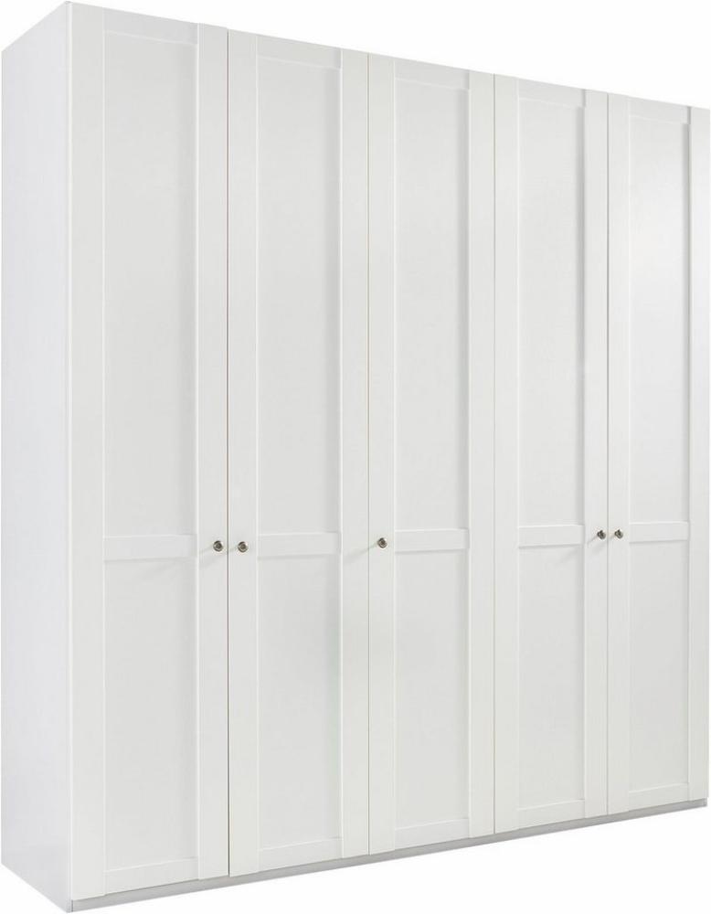 Kleiderschrank Newport 225x58x236cm Schlafzimmerschrank weiß 5-türig (18591) Bild 1