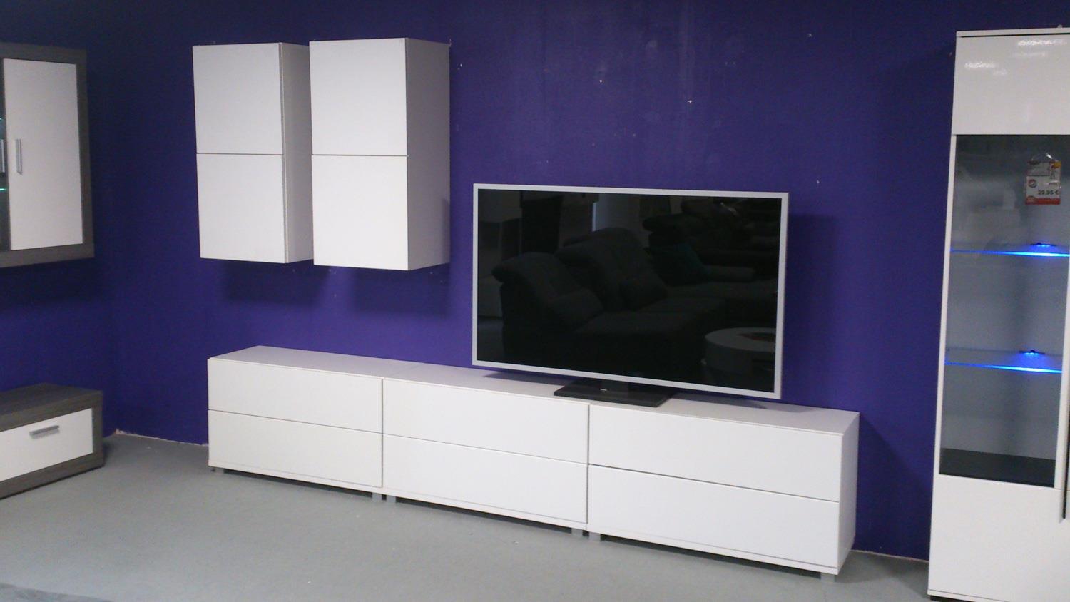 Kommode BRIGHT weiß mit push-to-open Bild 1