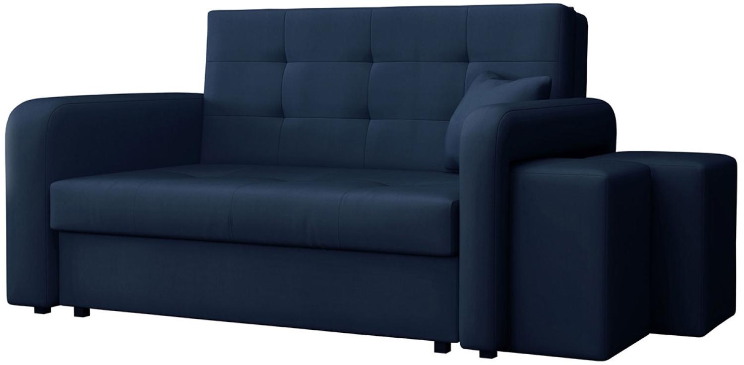 Schlafsofa Viva Home II, Nische für Hocker auf der rechten Seite, Farbe: Manila 26 Bild 1