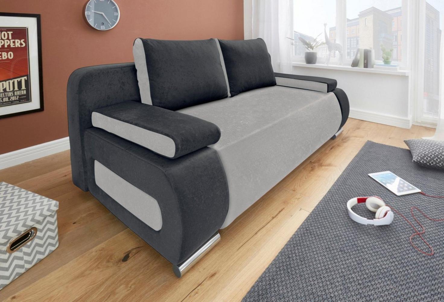 COLLECTION AB Schlafsofa Moritz, mit Bettfunktion und Bettkasten, komfortabler Federkern Bild 1