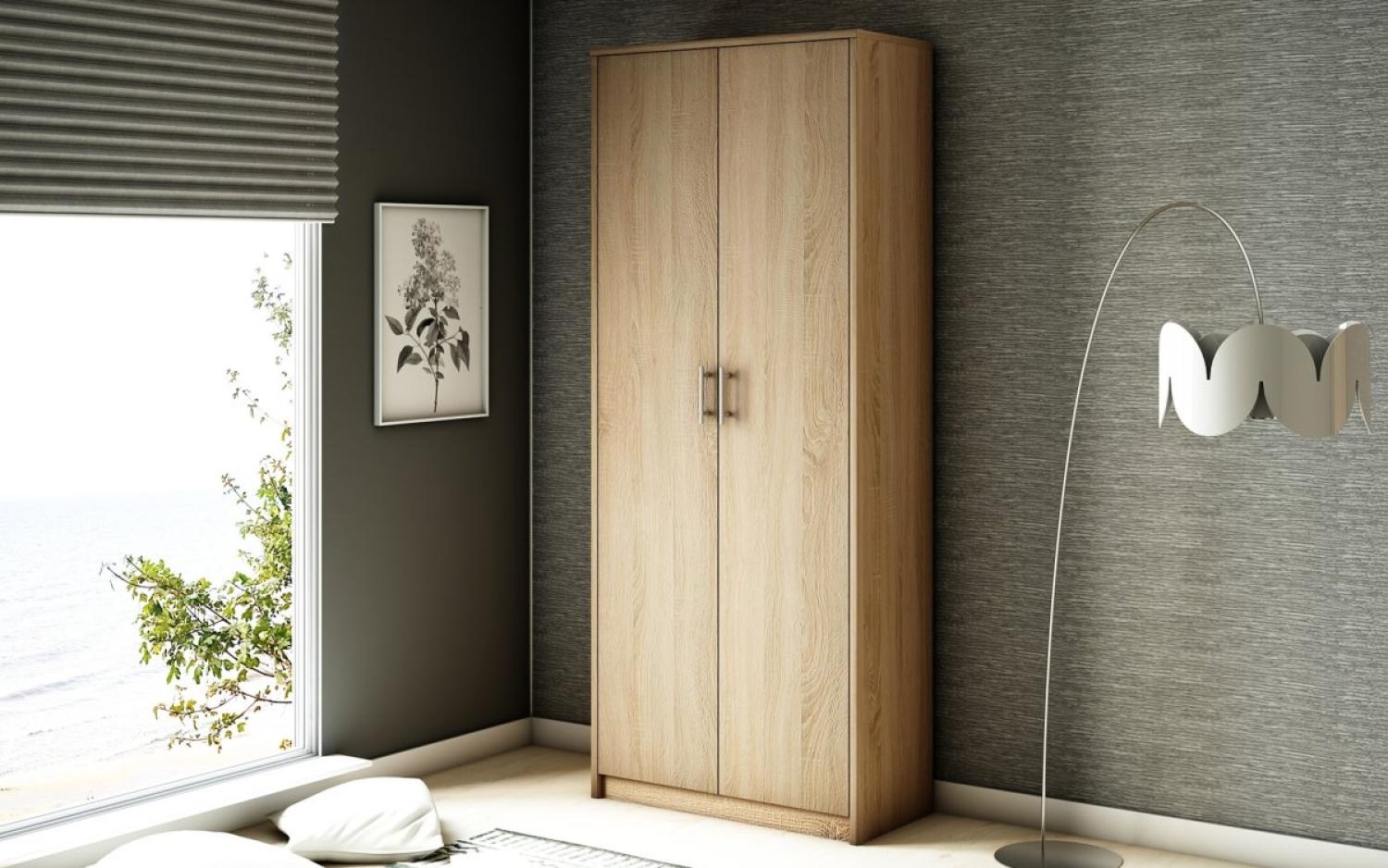 Designer Schrank Lucca Holz Bild 1