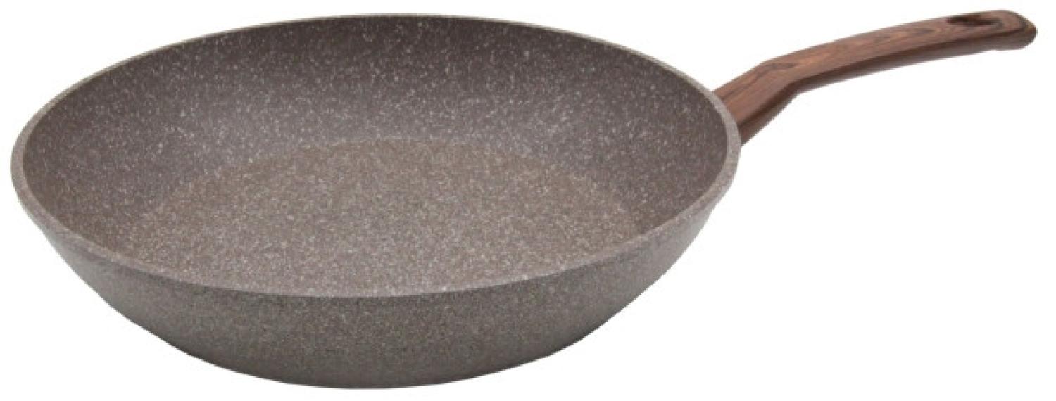 Steuber Bratpfanne STONEWOOD, Pfanne Ø 32 cm für öl- und fettfreies Braten Bild 1