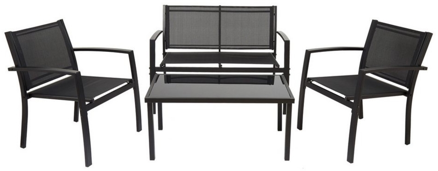 Mondeer Balkonset Gartenmöbel 4er Set, (1 Tisch mit 1 Doppelstuhl 2 Einzelstühlen), Garten und Balkon Bild 1