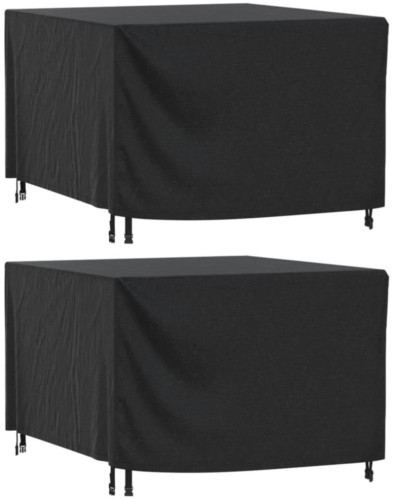 vidaXL Gartenmöbel-Abdeckungen 2 Stk. Schwarz 135x135x90cm Wasserdicht 3196426 Bild 1