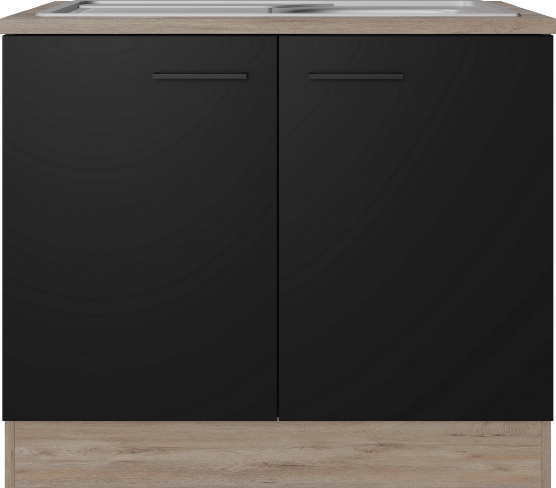 Flex-Well Spülenschrank Capri (2-St) (B x H x T) 100 x 85 x 60 cm, inkl. Edelstahl-Einbauspüle Bild 1