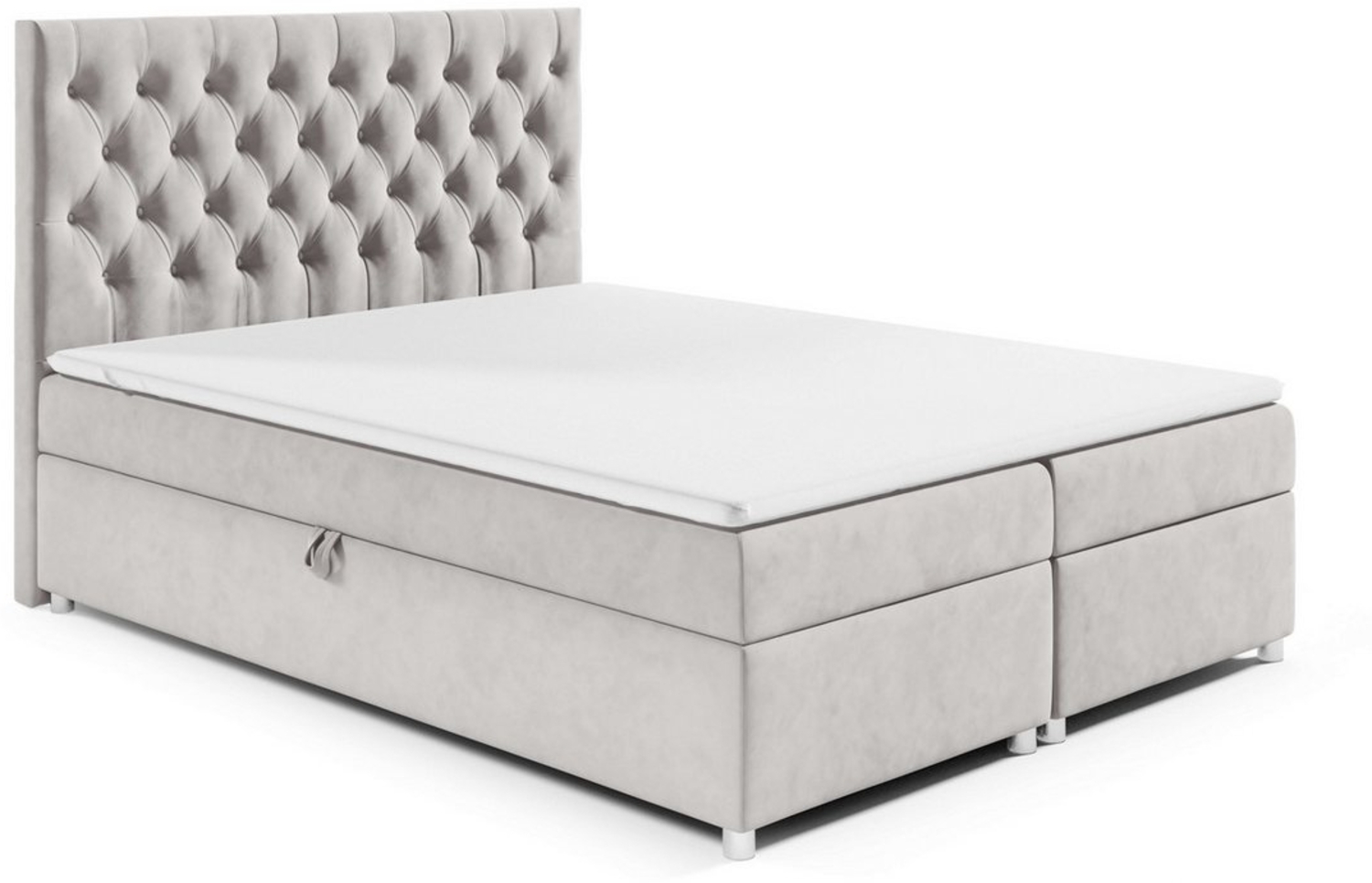 Best for Home Boxspringbett mit Bettkasten Trinity K-14 Bonellfederkern inkl. 7 cm Topper (140x200 160x200 180x200 200x200 cm), mit o. ohne Kopfteil, Flexible Liefermöglichkeiten, Handwerksqualität Bild 1