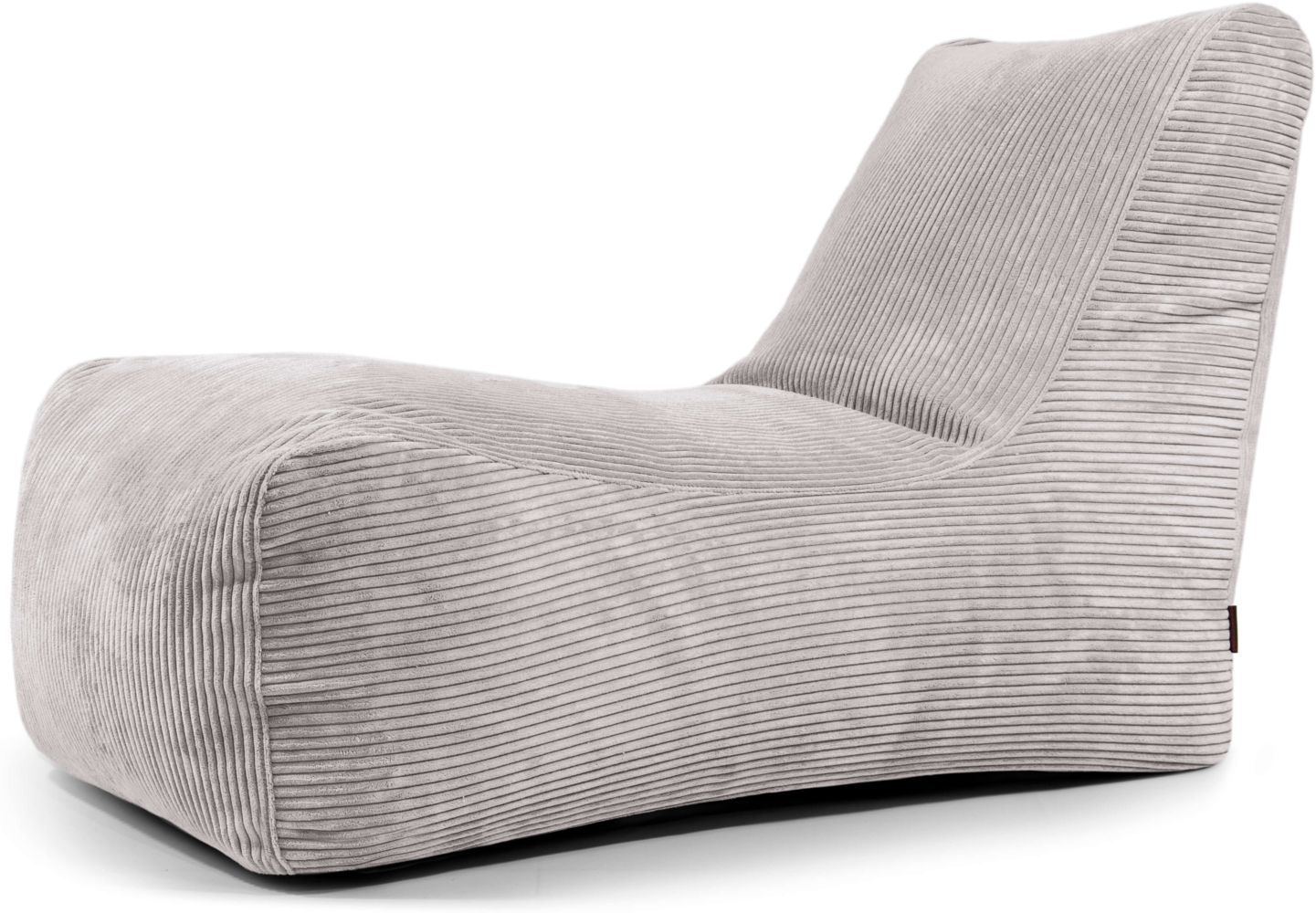 Sitzsack ‘Lounge‘, Bezugstoff - Waves, 100% Polyester, White Grey, 80x135x80 cm cm. Bild 1