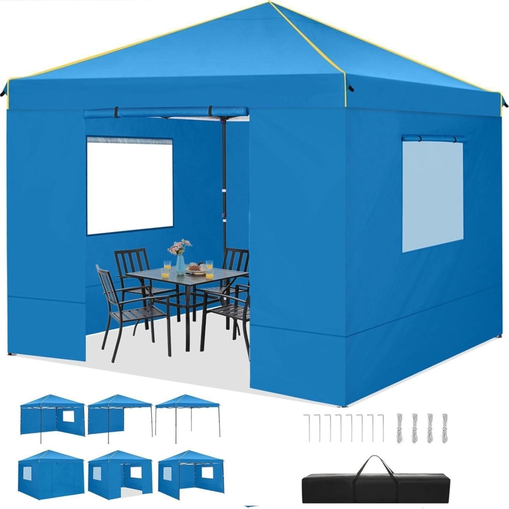COBIZI Faltpavillon 3x3m Wasserdicht Stabil Winterfest Partyzelt mit Bild 1