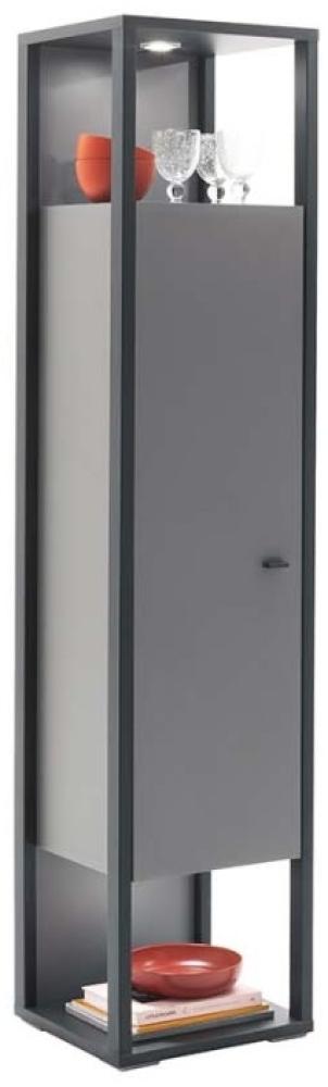 Vitrine Luxor - Royal Grey / Anthrazit Bild 1