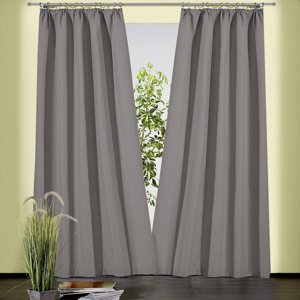 Weckbrodt Vorhang Sento, Kräuselband (1 St), blickdicht, Baumwolle, blickdicht, matte Struktur, unifarben, Gardine, Store Bild 1