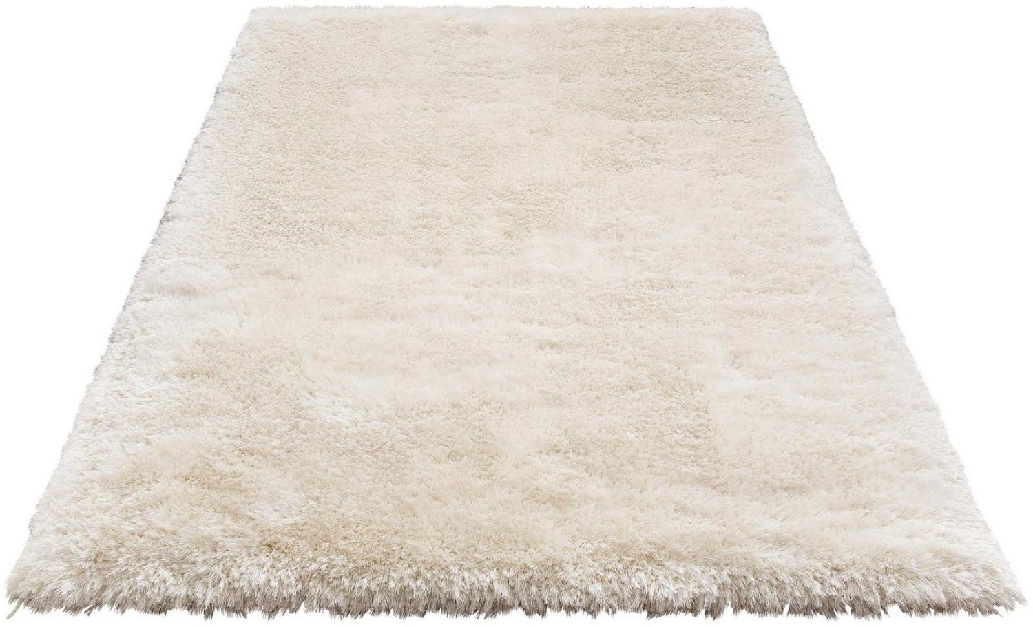 Leonique Hochflor-Teppich Lasse, hoher Flor, besonders weich durch Mikrofaser, rechteckig, Höhe: 76 mm, Shaggy-Look, meliertes Garn, Wohnzimmer, Schlafzimmer, Kinderzimmer Bild 1