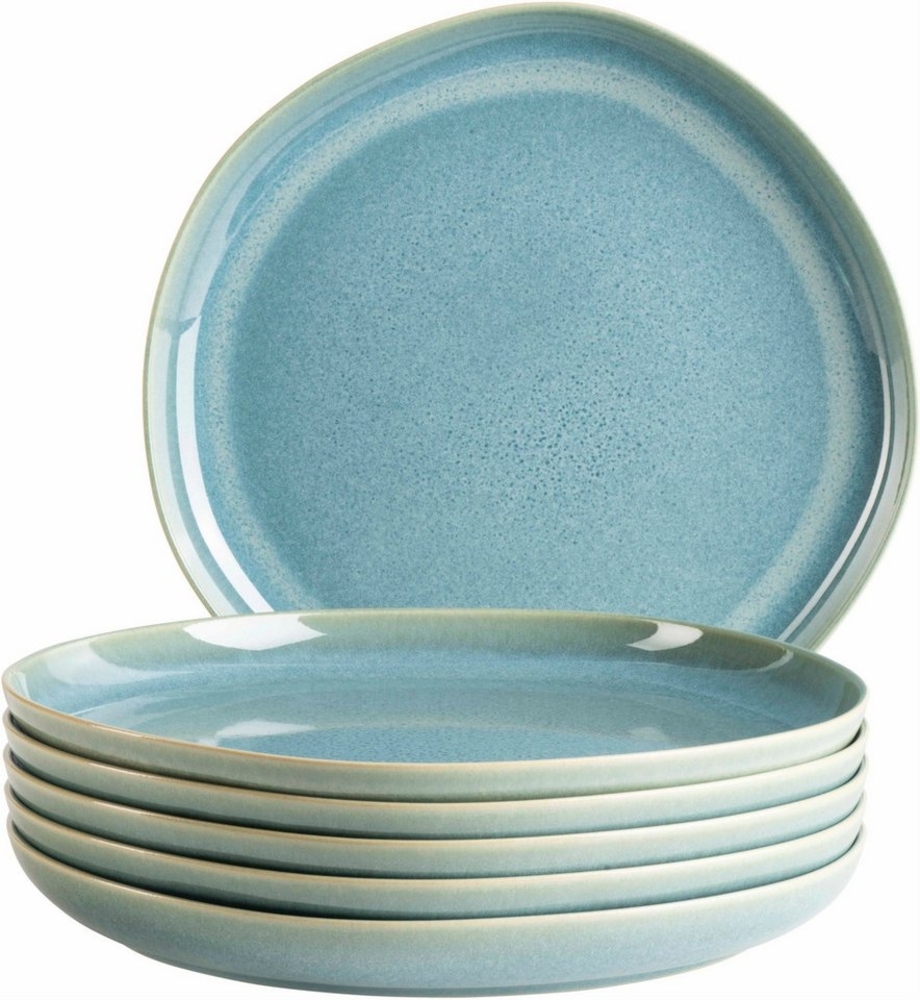 MÄSER Speiseteller Cordelia, Teller-Set aus Steinzeug, (6 St), Geschirr-Set Bild 1