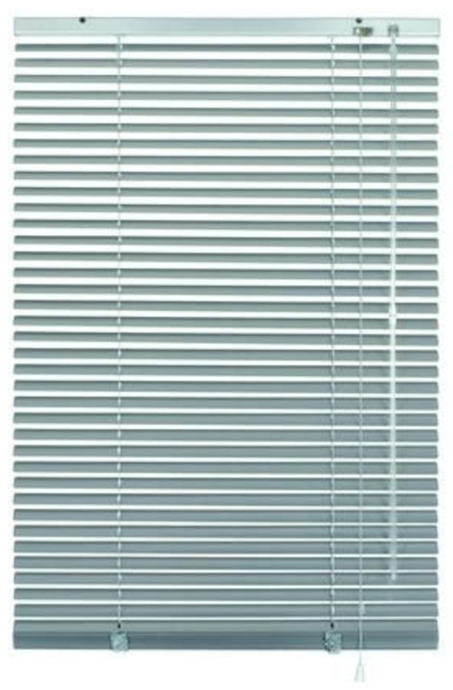 GARDINIA Alu-Jalousie, Sicht, 25 mm, Silber, 175x100 cm Bild 1