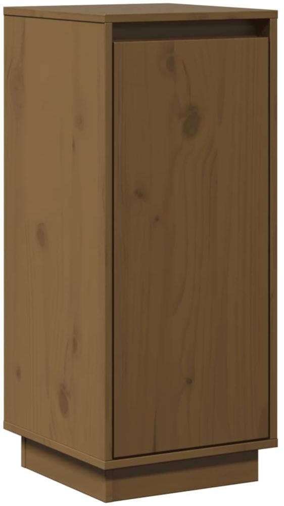Sideboard Honigbraun 31,5 x 34 x 75 cm Massivholz Kiefer [813356] Bild 1