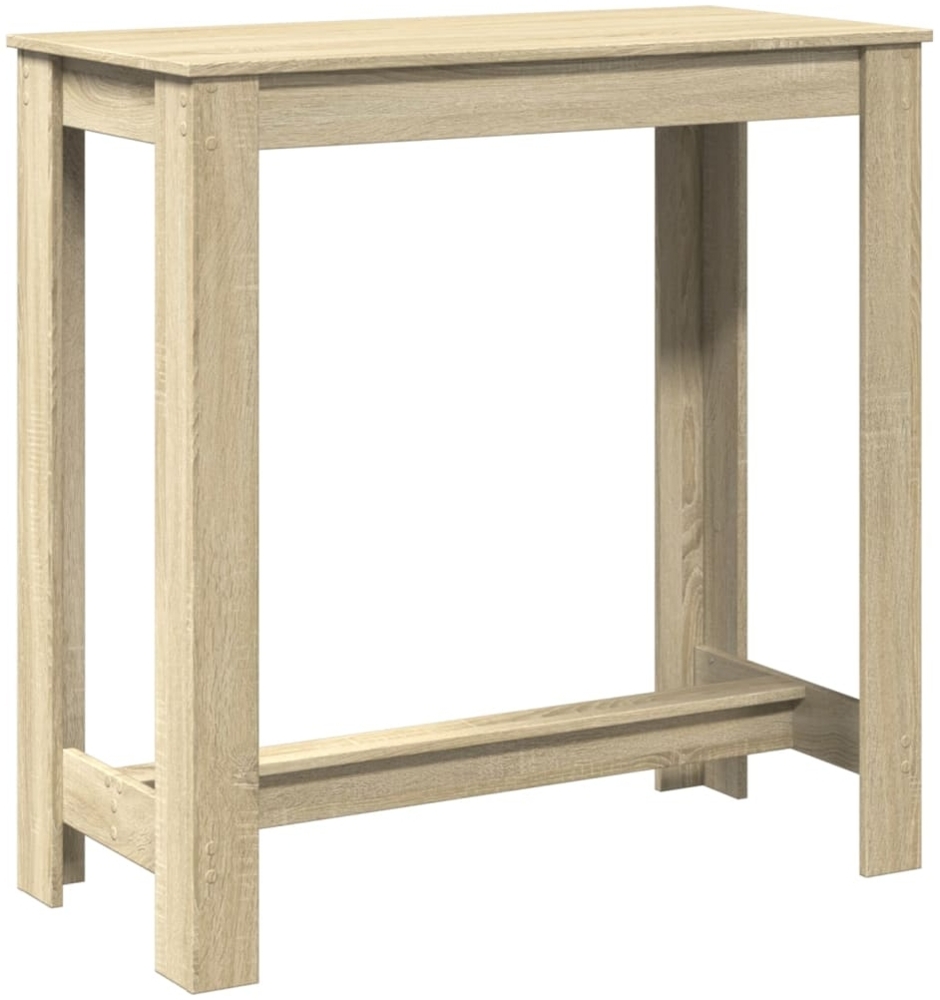 vidaXL Bartisch Sonoma-Eiche 102x50x103,5 cm Holzwerkstoff 854411 Bild 1