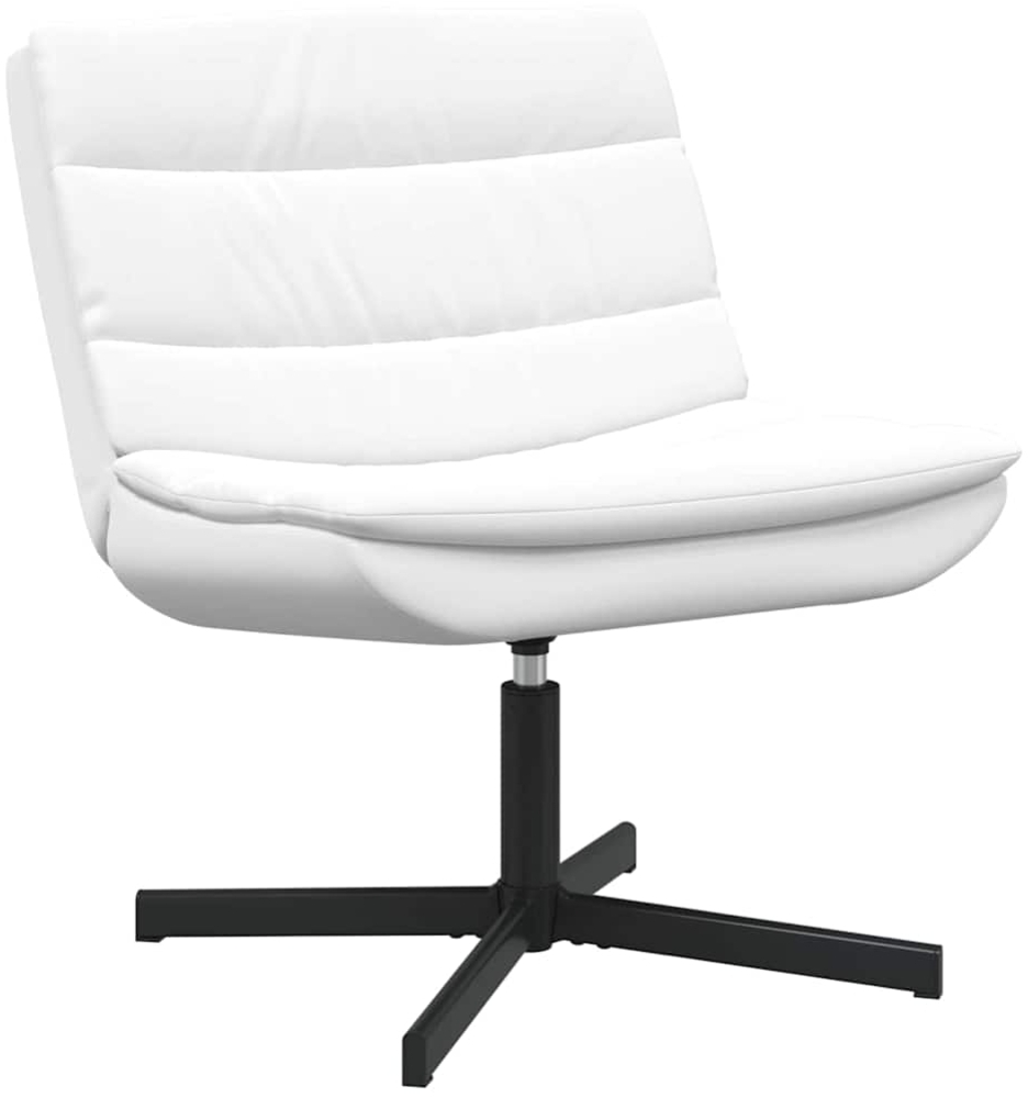 vidaXL Drehstuhl Weiß 63 x 75 x 76 cm PU 42007345 Bild 1