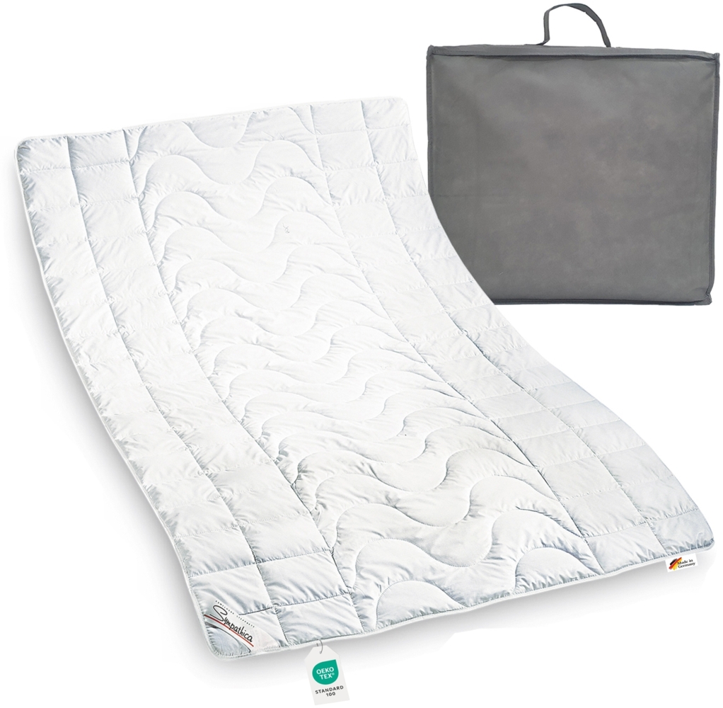 Sommerbett 100% Kamelhaar Bettdecke Sommerdecke Kamelhaardecke 155x220 Bild 1