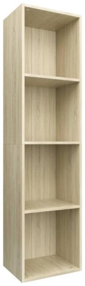 vidaXL Bücherregal/TV-Schrank Sonoma-Eiche 36x30x143 cm Holzwerkstoff 800147 Bild 1