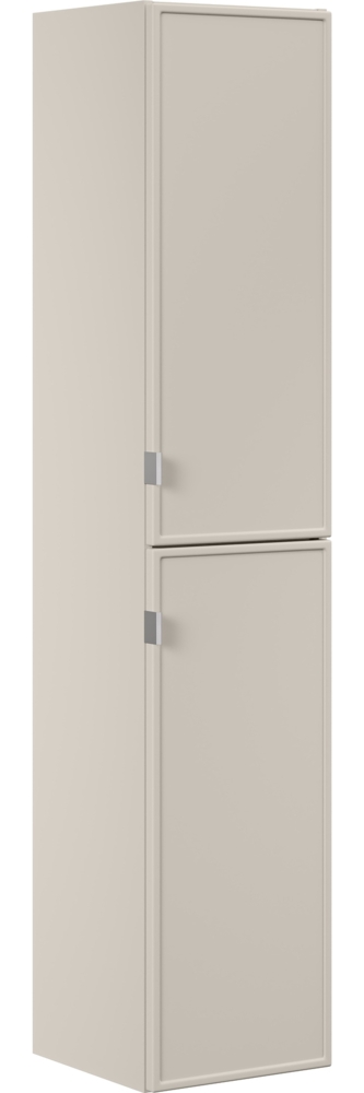 Hochschrank mit 2 Türen (170x33x35cm), Kaschmir matt Bild 1