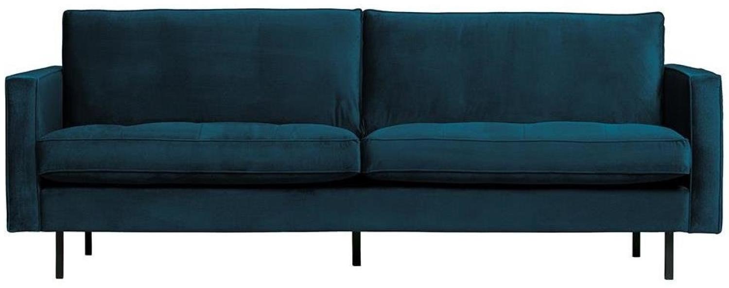 Sofa Rodeo Classic 2,5 Sitzer Samt, Blau Bild 1