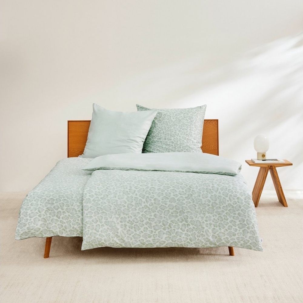 s.Oliver Bettwäsche Satinbettwäsche s.Oliver, Mako-Satin, 2 teilig, im modernen Leo-Look Bild 1