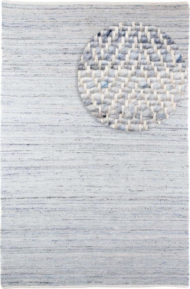 Morgenland Kelim Teppich - Trendy - Dream - rechteckig - 290 x 190 - Hellblau Bild 1
