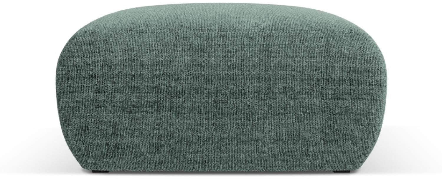 Micadoni Boucle Hocker Molino Medium Chenille Petrol Bild 1