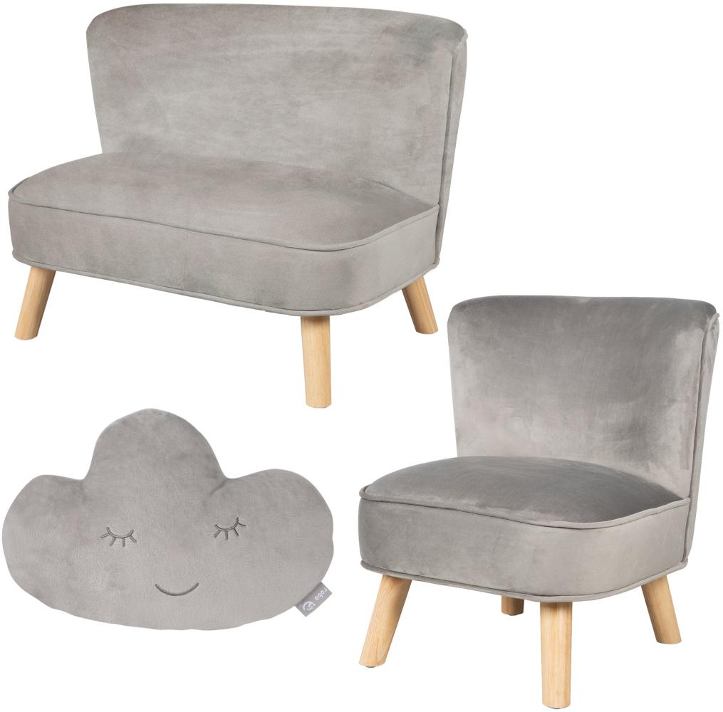 Roba 'Lil Sofa' Set groß, silbergrau Bild 1