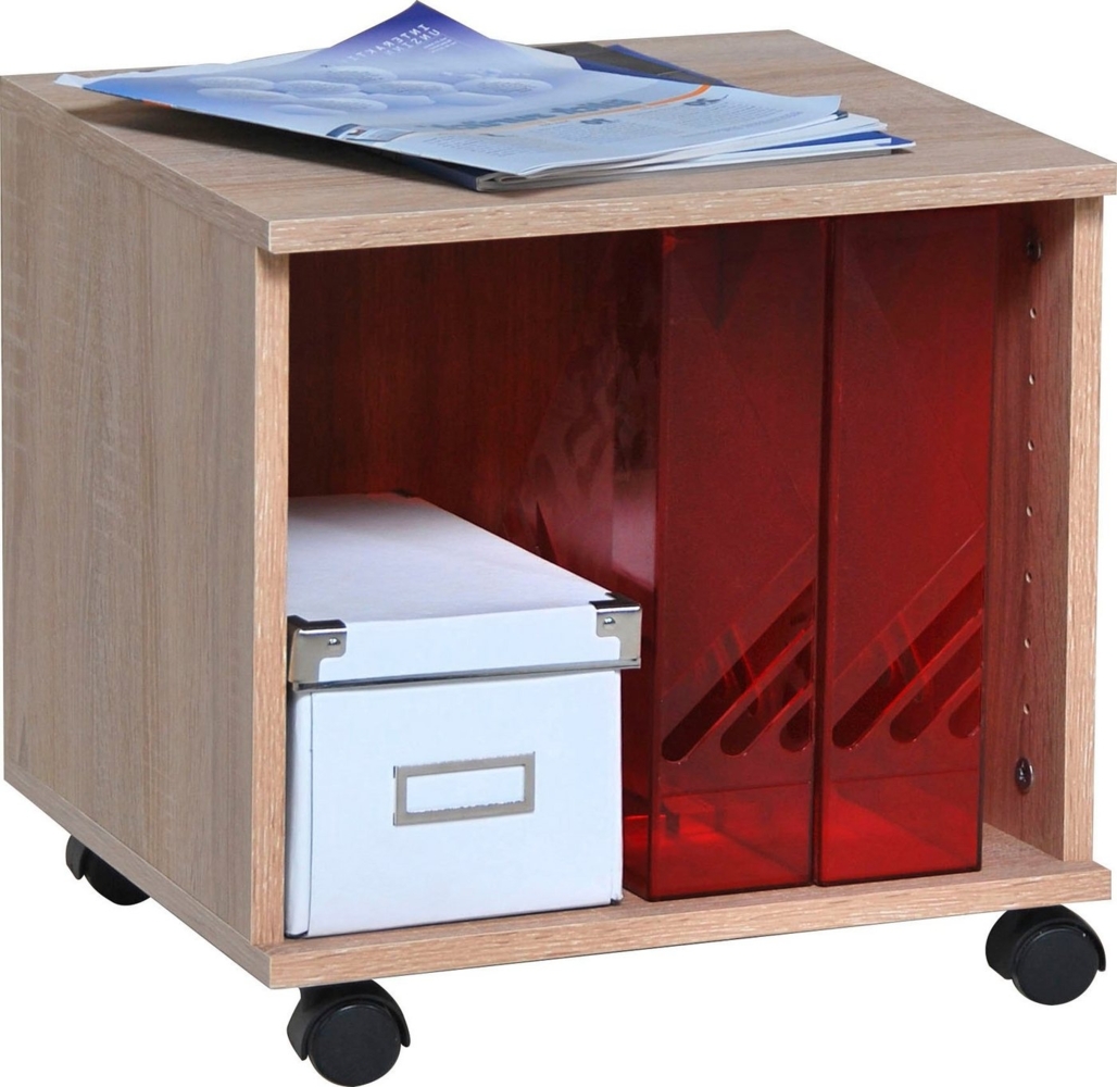 Rollcontainer Bürocontainer Nachtschrank sonoma eiche - sonoma Eiche sägerau Bild 1