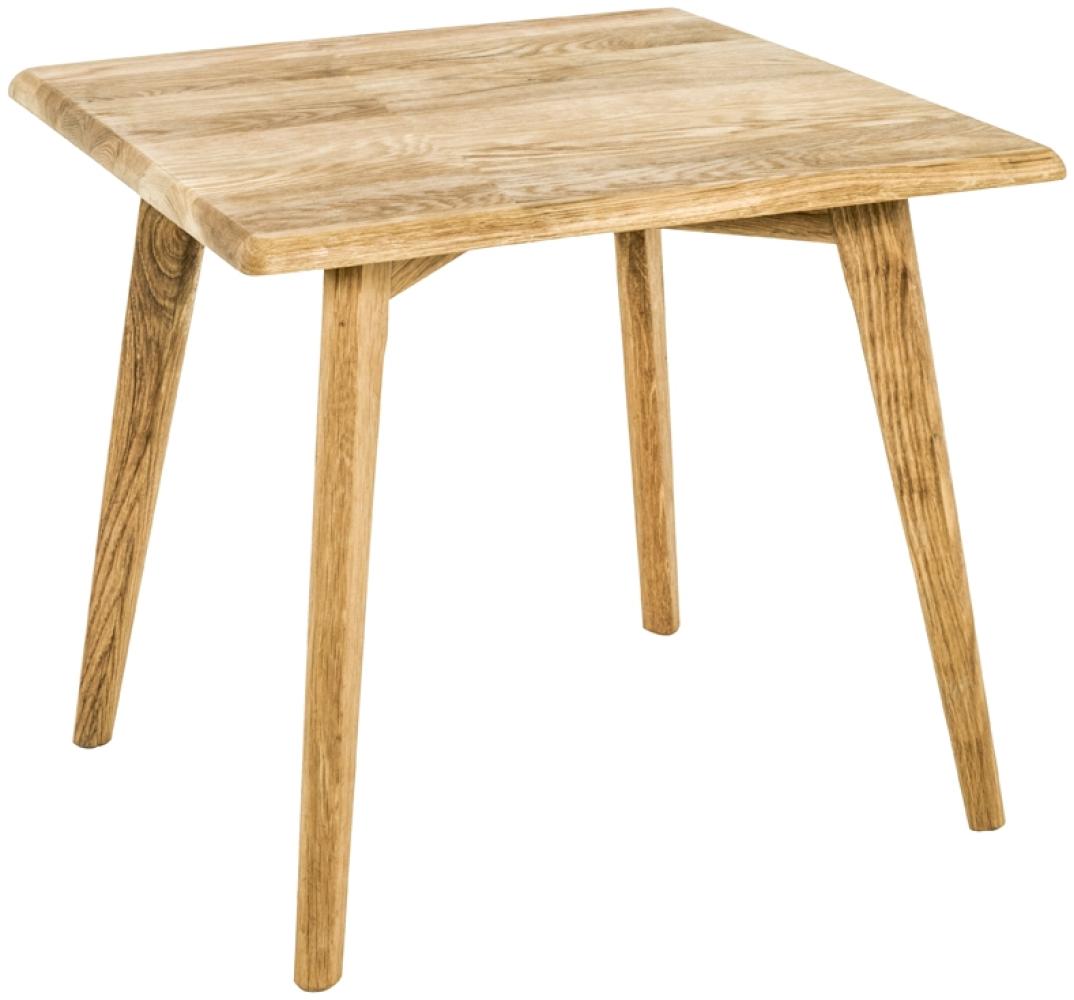 Beistelltisch in Eiche aus Massivholz - 45 x 45 x 45 cm (BxHxT) Bild 1