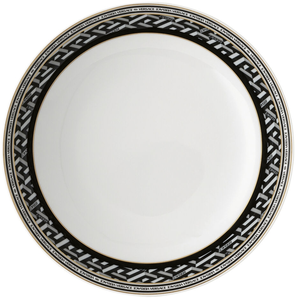 Rosenthal Versace La Greca Signature Black Suppenteller 22 cm Bild 1