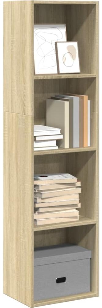 vidaXL Bücherregal Sonoma-Eiche 40x30x152 cm Holzwerkstoff 857878 Bild 1