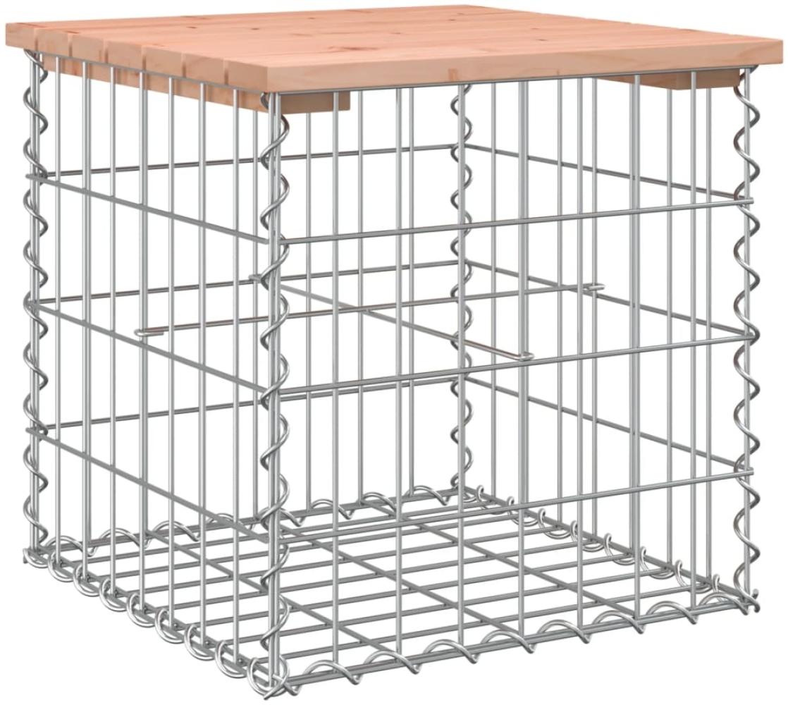 vidaXL Gartenbank aus Gabionen 43x44x42 cm Massivholz Douglasie 834336 Bild 1