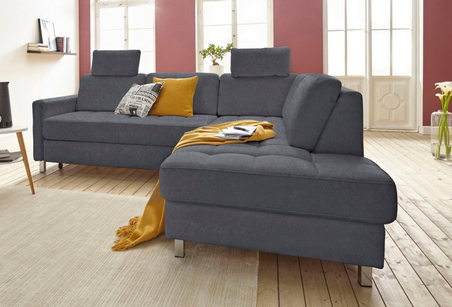 sit&more Ecksofa Pablo L-Form, wahlweise mit Bettfunktion und Bettkasten Bild 1