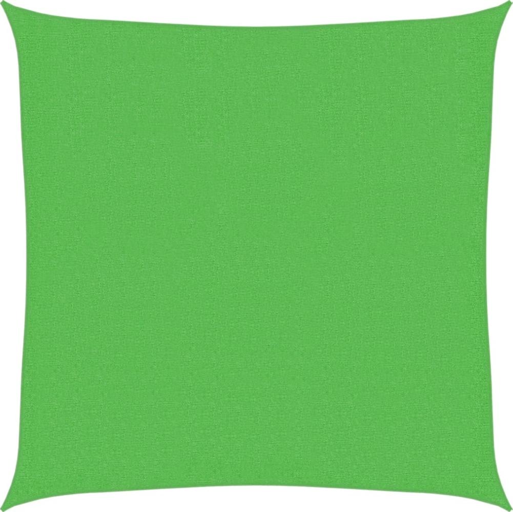 vidaXL Sonnensegel 160 g/m² Hellgrün 3,6x3,6 m HDPE 311275 Bild 1