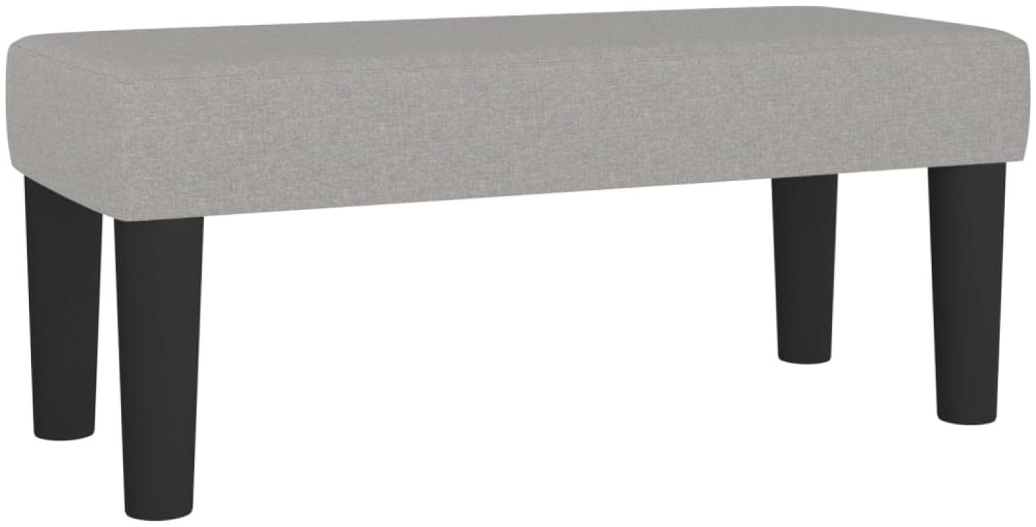 vidaXL Sitzbank Hellgrau 70 x 30 x 30 cm Stoff [346616] Bild 1