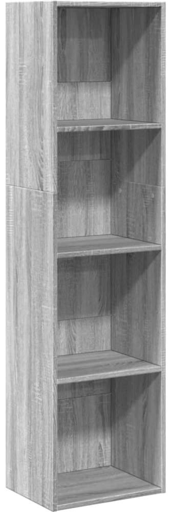 vidaXL Bücherregal Grau Sonoma 40x30x152 cm Holzwerkstoff 857881 Bild 1