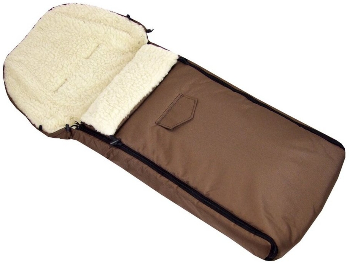 BambiniWelt by Rafael K. Fußsack Winterfußsack Babyfußsack Fußsack Kinderwagen Wolle universal 108cm, universal Bild 1