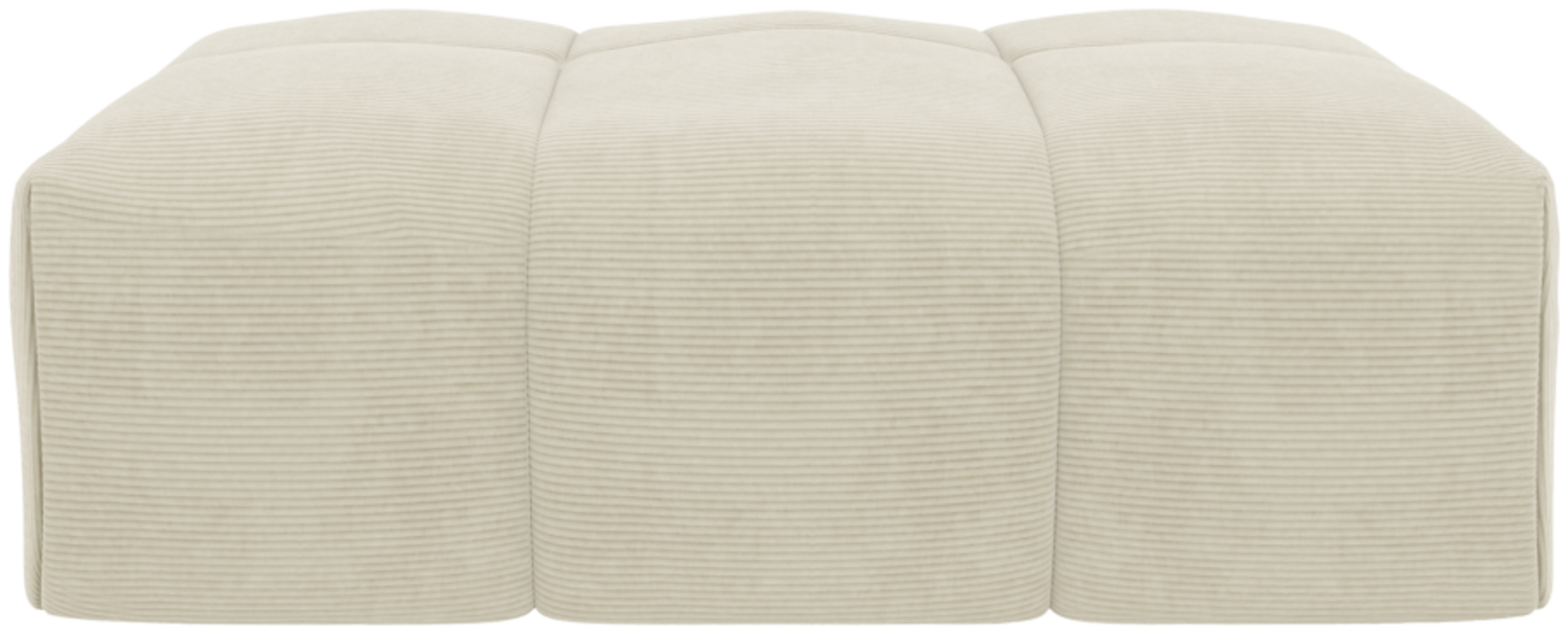 Vente-unique - Hocker - Cord - Beige - NAEMIA von Maison Céphy Bild 1