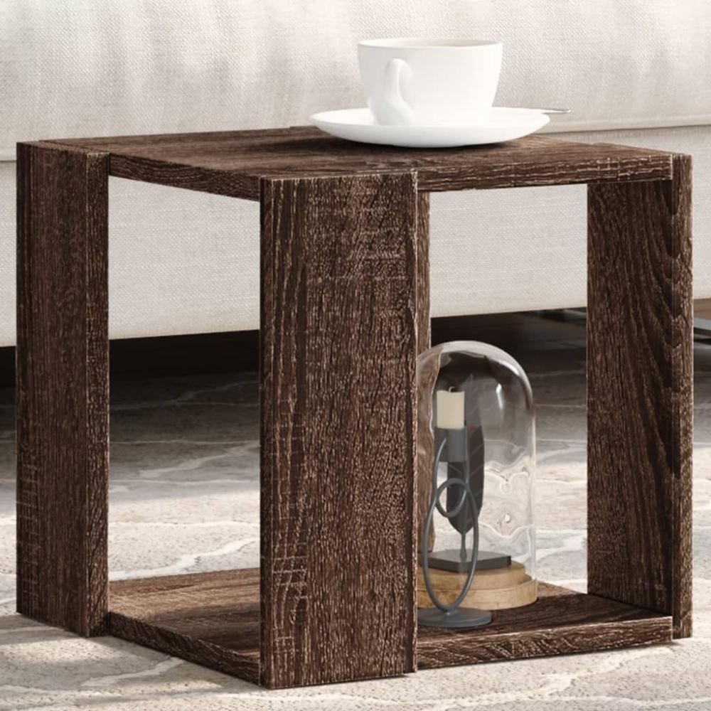 vidaXL Couchtisch Braun Eichen-Optik 32x32x30 cm Holzwerkstoff 848149 Bild 1