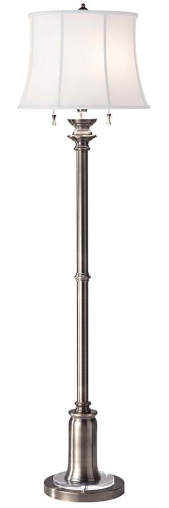 Stehleuchte, Stahl Nickel, H 157,5 cm Bild 1