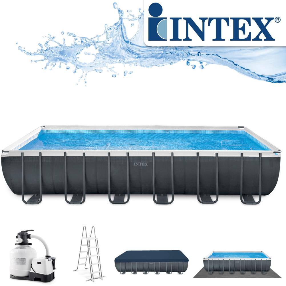 INTEX Ultra XTR Frame Pool 732x366x132 + Salzwasser 26368 Bild 1