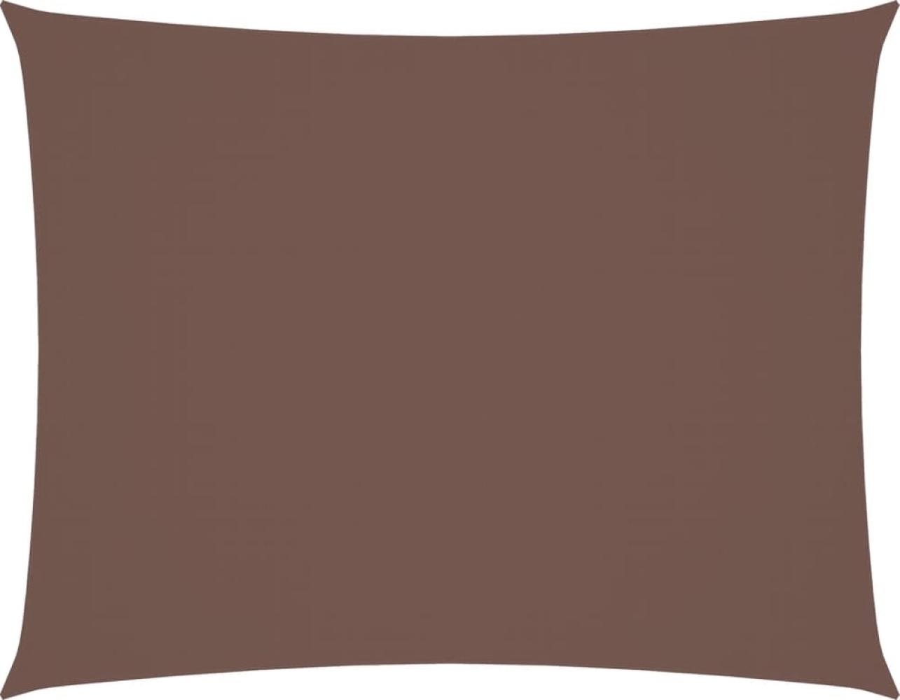 vidaXL Sonnensegel Oxford-Gewebe Rechteckig 2,5x4 m Braun 135812 Bild 1