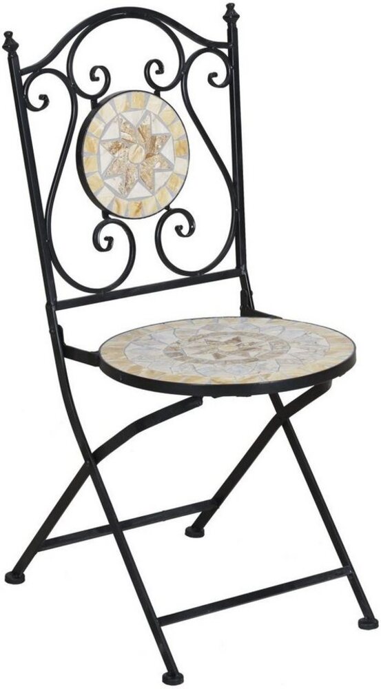 TrendLine Gartenstuhl Provence Mosaik Gartenmöbel Balkonstuhl Oriental Bild 1