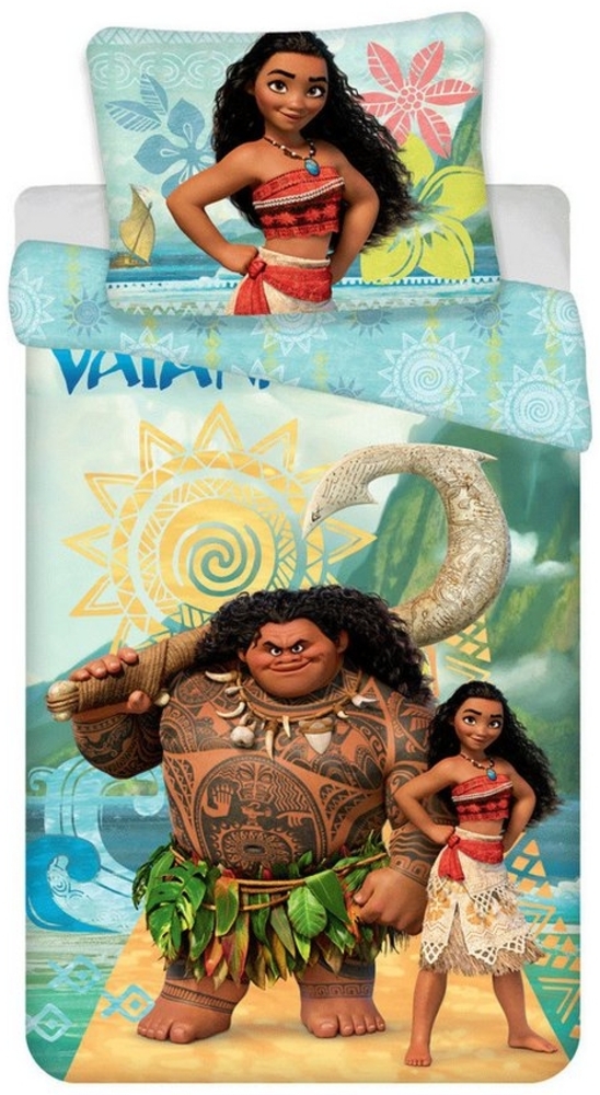 Disney Kinderbettwäsche Vaiana Bettwäsche 140 x 200 cm Bild 1