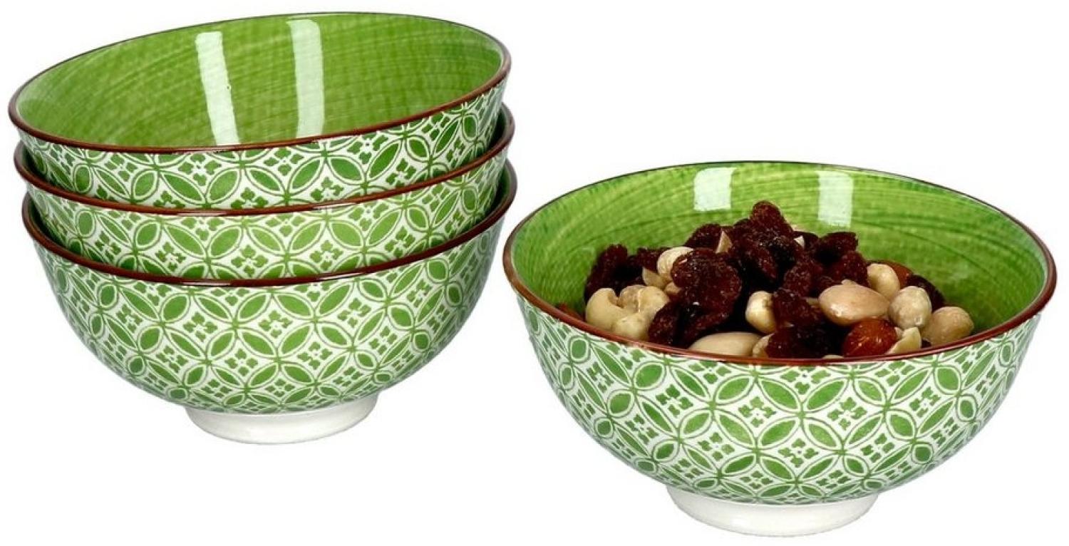 4er Lime Sao Ø 12 cm Streifen Schälchen Snack-Schüssel Dessert-Bowl Ritzenhoff Bild 1